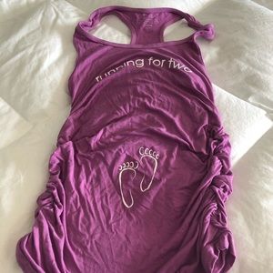 Maternity tank running